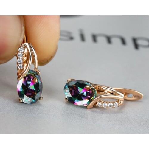 ZHIXUN Women's Gold Earrings