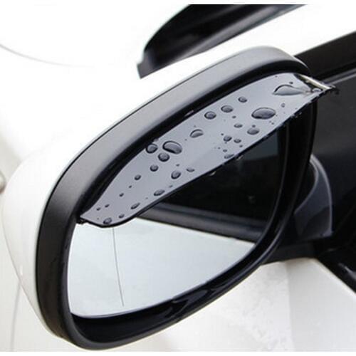 2pcs PVC Car Back Mirror Eyebrow Rain Cover sticker For Chrysler Aspen Pacifica PT Cruiser Sebring Town Country AUTO accessories