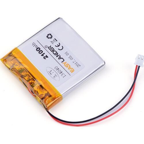XHR-2P 2.54 134040 2100mAh for of polymer lithium ion battery