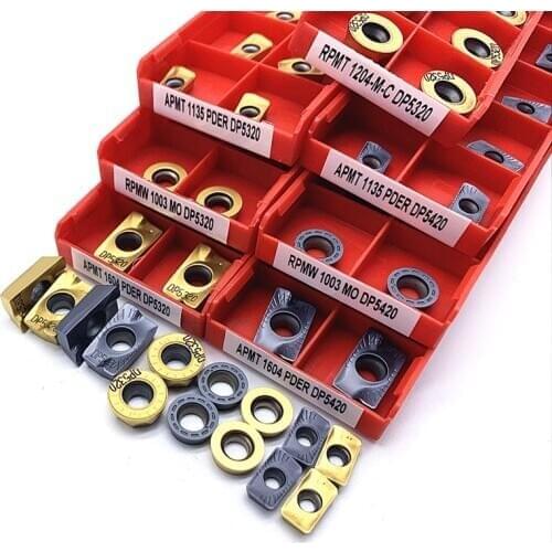 APMT1604 RPMT1204 APMT1135PDER RPMW1003MO DP5320 DP5420 Carbide Insert CNC Lathe Tool Machine Tool Accessories Milling Blade