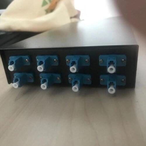 Free shipping Simplex 8-port optical fiber distribution frame desktop pigtail fiber optic junction box with LC pigtail