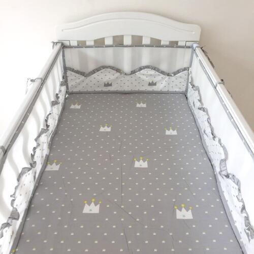 185cm Length One Piece Baby Bedding Crib Bumpers Summer Breathable Bumper Safety Baby Toddler Bedding Protection Bumpers