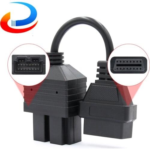 For KIA 20 pin Connector Adapter OBD to OBD2 16Pin For KIA old Cars OBD 2 Car Diagnostic Auto Scan OBD2 Extension Cable