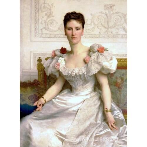 Canvas Paintings for living room Madame la Comtesse de Cambaceres William Adolphe Bouguereau High quality Hand painted