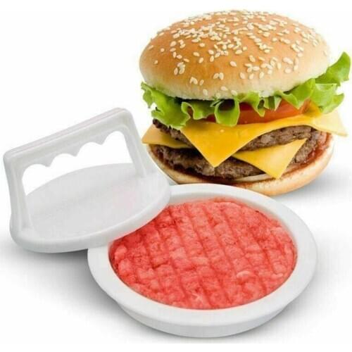 Round Shape Stuffed Burger Press & Non Stick Hamburger Meat Patty Maker Mold for Kitchen Outdoor BBQ Camping