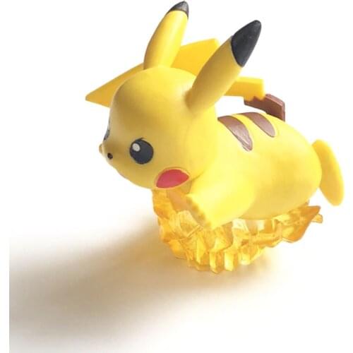 TOMY Pokemon Action Figureex Cashapou Series Pikachu Doll Rare Model Toy