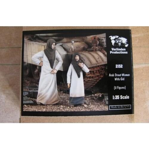 1/35 Scale Die-cast Resin White Model World War II Arab Women And Girls Need To Manually Color The Model Free Shipping