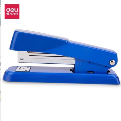 Deli 1PC Metal multi-function Stapler random color for office school paper sheet file report organiser bind