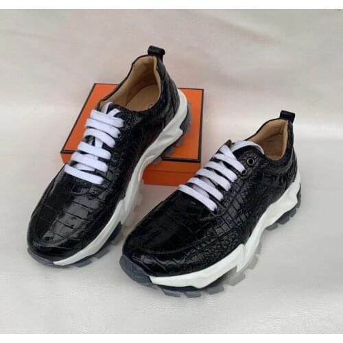 YL0062 Crocodile Quality Luxury Mens Casual Shoes Famous Brands High Quality New Style Fashionable Mens Shoes