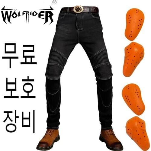 2021 Old cow Leisure Mens motorcycle jeans pants of locomotive riding a motorcycle pants Biker Pants Denim Trousers S- 5XL