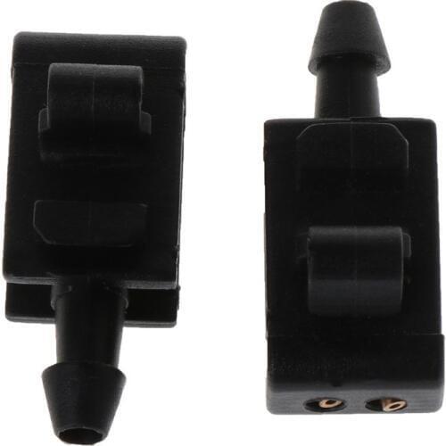 New 2 Pcs Vehicle Car Front Windshield Washer Spray Nozzle Jet for Renault Megane 2 Scenic 2 8200082347