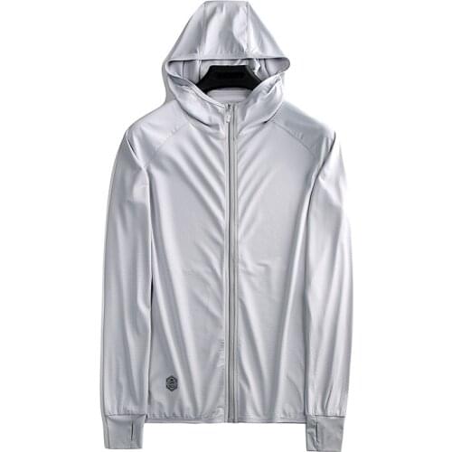 New Unisex Sun Protection Jackets Ice Silk Thin Fishing Skin Coat Men Cycling Jacket Hiking Cycling Camping Clothing M-4XL