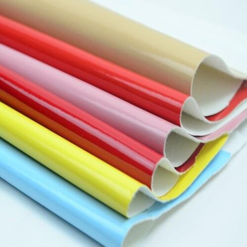 Wholesale 0.8mm elastic PU mirror leather mirrored furniture/ accessories for home mirror/ waterproof bag making fabric