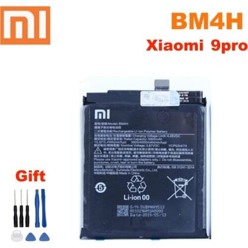 Xiao Mi Original BM4H Battery For Xiaomi 9 Pro Mi 9 Pro Mi9 Pro Genuine Replacement Phone Battery 4000mAh With Free Tools