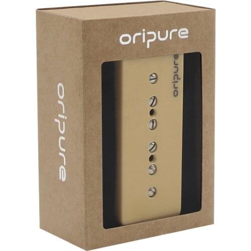 OriPure P-90 P90 Pickup Alnico 5 Soapbar Electric Guitar Neck Pickup Cream for Guitar Parts,Sweet Sound