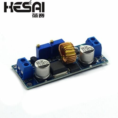 Constant Current and Constant Voltage High Current 5A Li ion Battery Charging LED Drive Buck Constant Current Module Stabilizer