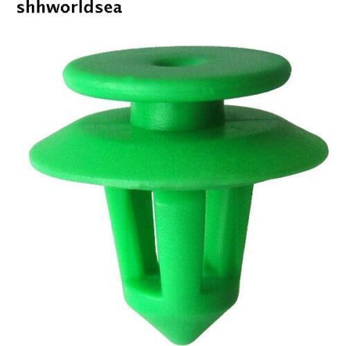 Shhworldsea 100pcs auto clip Decorative plate locator for benz green color