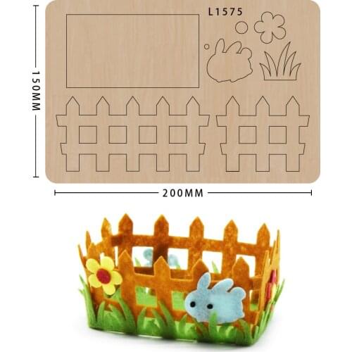 Wooden Cutting Die Making Decor Supplies Dies Template Suitable For Common Die-Cutting Machines In The Market