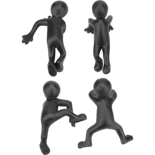 Planter Pot Hanger Decorations Flower Pot Figurine Resin Ornament Kung Fu Climb Cylinder Person Flower Pot Decor Microlandschaft