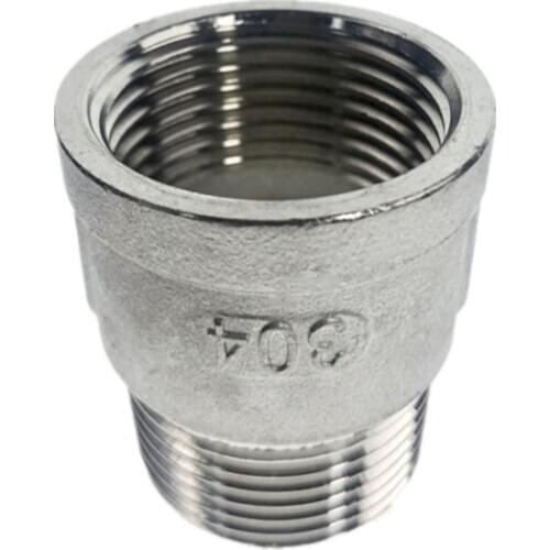 Female x Male Nipple Bush Adapter Bushing Pipe Fittings SS304