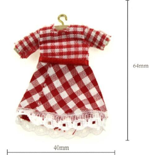 1/6 1/12 Scale Doll Outfit Beautiful Handmade Party Clothes Top Fashion Flower Dress For Doll Print Evening Dress