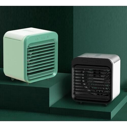 200ml Water Tank Air Conditioner Air Circulator Cooler 4W USB Quiet Portable Negative Oxygen Ions Personal Small Desktop Fan