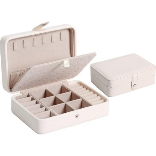 3 Pieces One Lot Jewelry Box Organizer Earrings Rings Necklace Storage Case Women Girls Gift