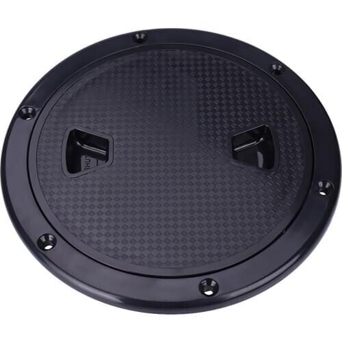 6inch Marine Inspection Deck Hatch Cover -ABS Round Tight Screw out Anti-corrosive - for Boat Yacht, Anti-UV