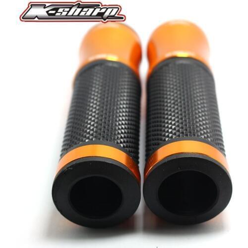 9 color CNC Motorcycle Aluminum Rubber Gel Hand Grips 7/8" Handle Bar Sports Bikes for HONDA CBF1000 CBR1100XX / BLACKBIRD X-11