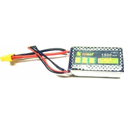 14.8V 4S 1500mAh Lion Power Lipo Battery 25C MAX 35C For Racing Drone FPV Quadcopter RC Car Boat Airplane Helicopter Battery Par