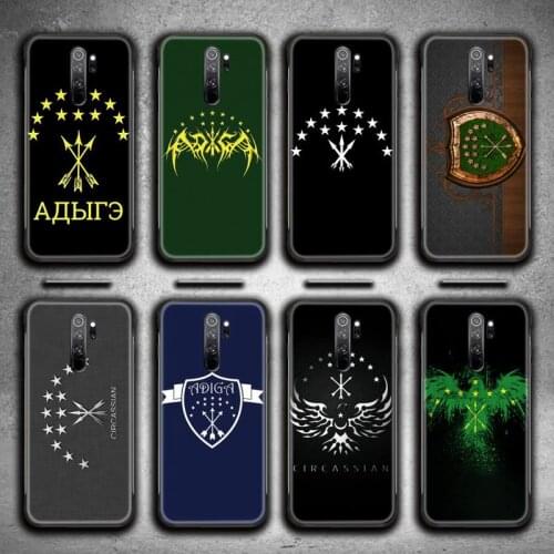 Adygea Natioanl Flag Phone Cases for Redmi 9A 9 8A 7 6 6A Note 9 8 8T Pro Max K20 K30 Pro