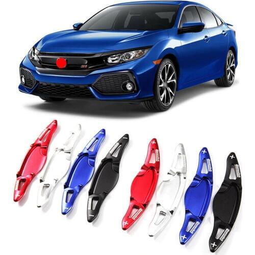 Savanini Alloy Add-On Steering Wheel DSG Paddle Shifters Extension For Honda Civic 2017-2018