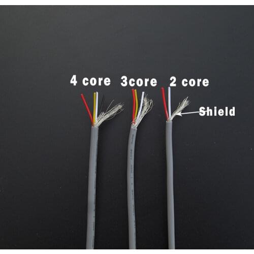 UL 2547 22AWG 10 Meters Multi-core Control Cable Copper Wire Shielded Audio Cable Headphone Cable Signal Line