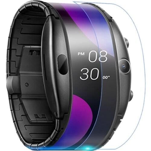 3pcs Soft TPU Clear Protective Film Smartwatch Guard For Nubia Alpha Smart Phone Watch Full Screen Protector Cover Protection
