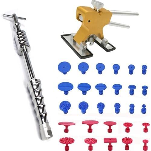 Paintless Dent Removal Tools Auto Car Body Dent Lifter Remover Repair Puller Kit Tools Slide hammer Suction Cup car accessories
