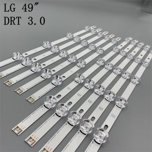 New 10pcs set LED strip replacement for LG TV 49LF5500 innotek DRT 3.0 49 inch A B type 6916L 1944A 1945A 6916L-1788A 1789A
