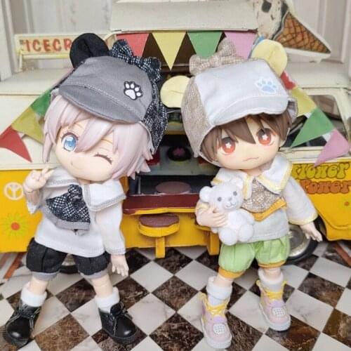 Ob11 p9 baby suit bear bangbang doll clothes doll accessories