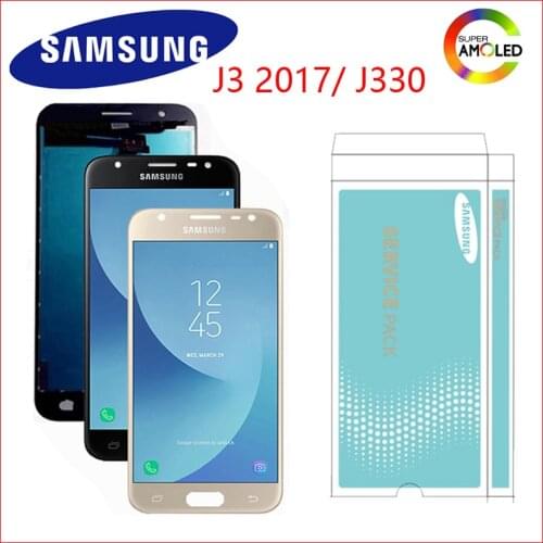 Original 5.0" For SAMSUNG Galaxy J3 2017 LCD J330 LCD J330F J3 PRO LCD Display Touch Screen Sigitizer Assembly Replacment