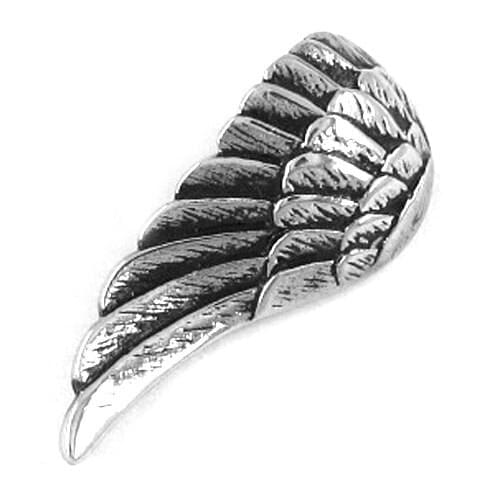 Fashion Eagle Wing Pendant Stainless Steel Jewelry Vintage Punk Wing Feather Biker Pendant For Men Gift