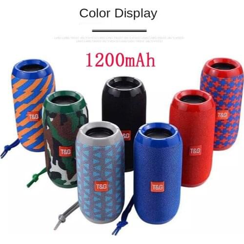 Portable Speaker Wireless Bluetooth-compatible Column Waterproof Outdoor USB AUX TF FM Radio Subwoofer Loudspeaker Caixa De Som