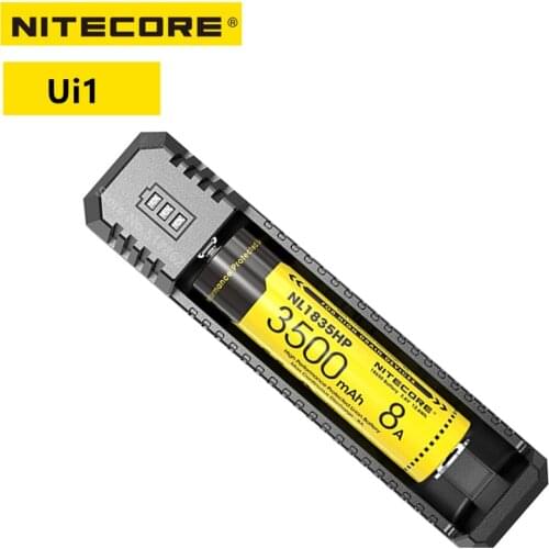 NITECORE UI1 Portable USB Li-ion Battery Charger DC 5V/1A 5W Li-ion/IMR 21700 Battery Recharger