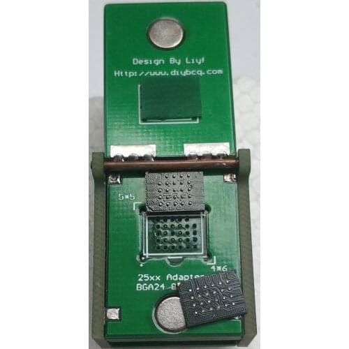 BGA24 Turn DIP8 5*5 Ball 4*6 Ball 2 in 1 Clamshell Seat Burning Seat Programmer General