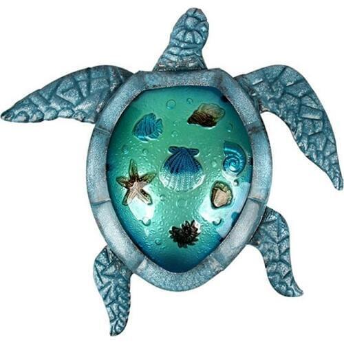 Luxury AnimalTurtle Metal Wall Artwork for Garden Decoration Outdoor Statues and Animal Miniatures Accessories Sculptures