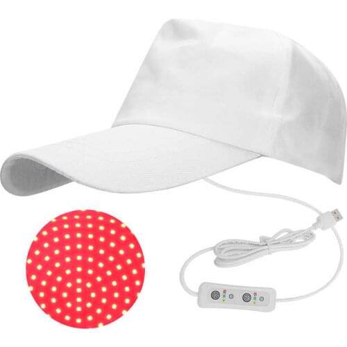 280pcs Lamp Beads Hair Growth Hat Oil Control Hair Loss Treatment Therapy 3 Gears Energy Instrument Intelligent Timing Function