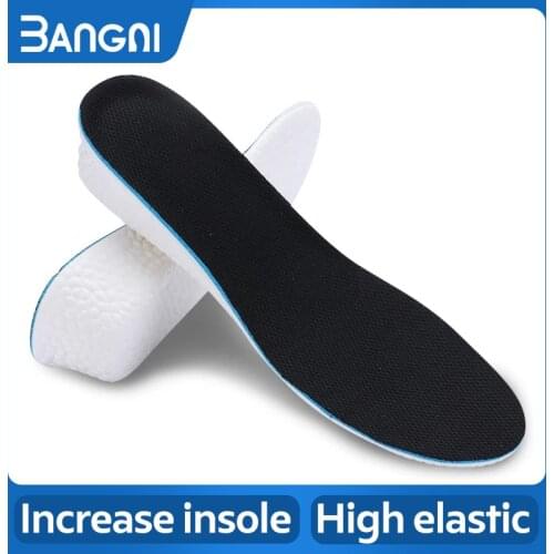 3ANGNI Height Increase Insoles Women Men Lift Insole For Shoes Invisible Heighten Insole 1.5CM 2.5CM 3.5CM Free Size