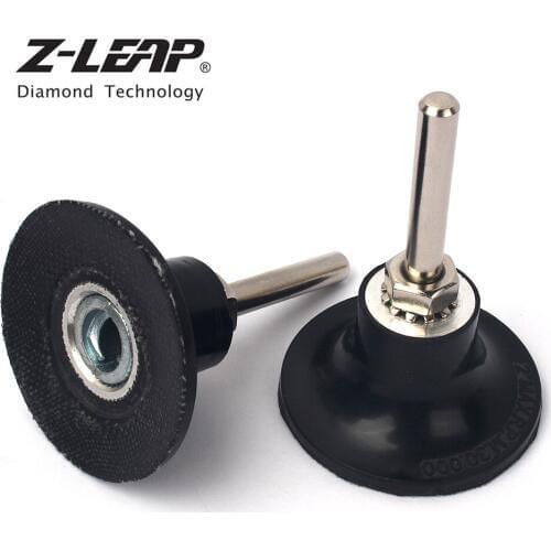 Z-LEAP 5pcs 2" Sanding Discs Holder Backing Pads M6 Screw Hole Mayitr Lock Rotary 3m Roloc Disc Abrasive Disc Rubber Backer Lock