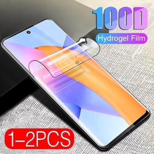 1-2PCS screen protector for huawei honor 10x lite hydrogel film protective for honor 10x 10 x lite lit honor10x lite glass film