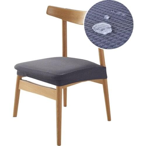 1/4/6 Pcs Waterproof Stretch Chair Cover Spandex Elastic Seat Covers For Dining Room Chairs Home Simple Seat Covers For Chairs