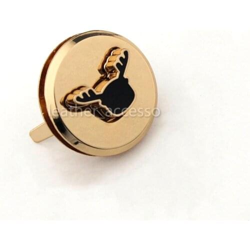 1pcs Metal Deer Shape Turn Lock Fashion Twist Lock Clasp for Handbag Bag Purse Luggage Hardware Closure Bag Parts Accessories