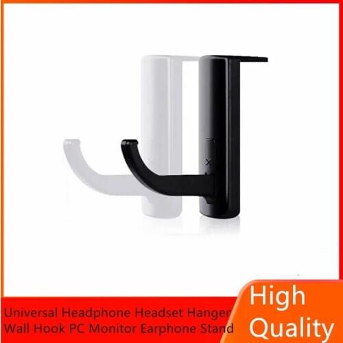 1pc Headphones Stand Universal Headphone Headset Hanger Wall Hook PC Monitor Earphone Stand Rack Holder Rack Earphone Accessory